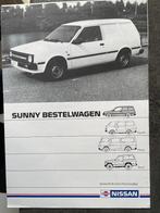 Folder van Nissan Sunny Bestelwagen, circa 1980, Boeken, Auto's | Folders en Tijdschriften, Ophalen of Verzenden, Nieuw, Nissan