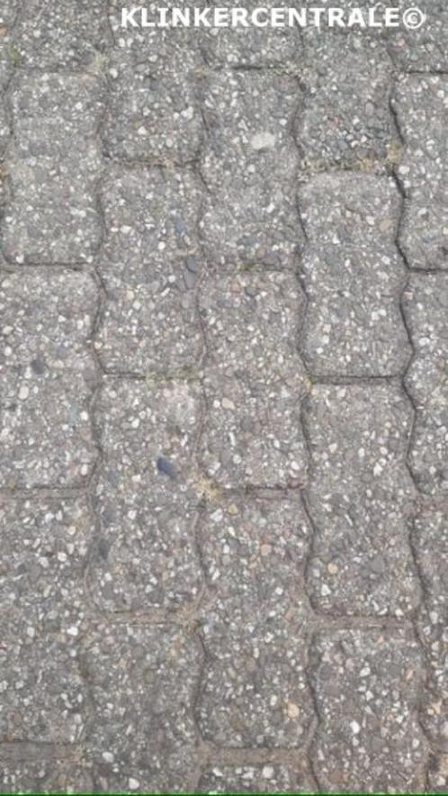 ROOIKORTING 3.000m2 grijs betonklinkers verbandklinkers stra, Tuin en Terras, Tegels en Klinkers, Gebruikt, Klinkers, Beton, 10 m² of meer