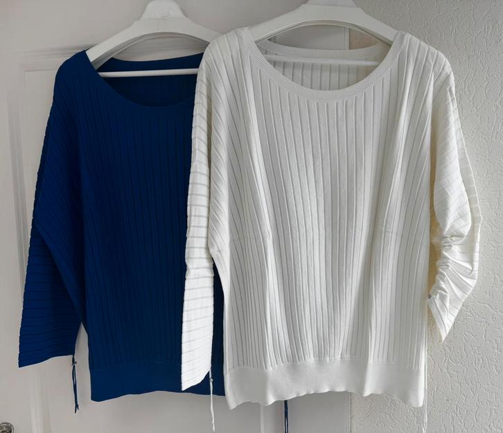 2 aparte truien Claudia Sträter m 44 NIEUW, Kleding | Dames, Truien en Vesten, Nieuw, Maat 42/44 (L), Wit, Ophalen of Verzenden
