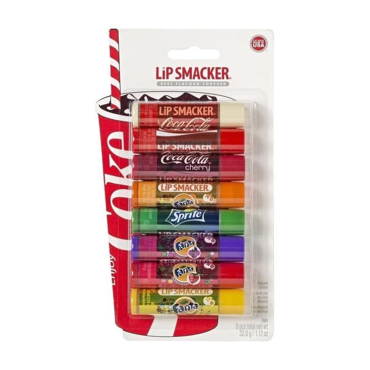Coca Cola Lipsmackers 8-Pack. Nieuw in verpakking!, Sieraden, Tassen en Uiterlijk, Uiterlijk | Mondverzorging, Nieuw, Lipbalsem