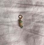 Jade steen hanger goud 9k, Verzenden, Zo goed als nieuw, Overige materialen, Overige merken