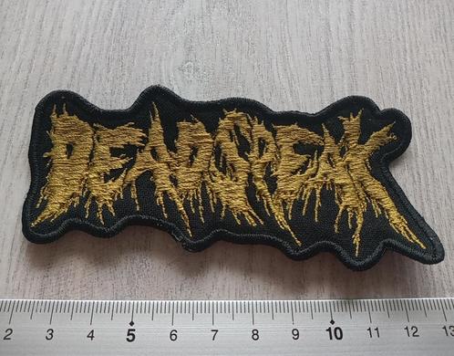 Deadspeak shaped patch d261, Verzamelen, Muziek, Artiesten en Beroemdheden, Nieuw, Kleding, Verzenden