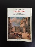 Mozart, Cosi Fan Tutte - Vocal Score - Bladmuziek, Gebruikt, Ophalen of Verzenden, Artiest of Componist, Zang