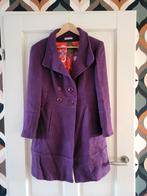Paarse jas mt 38 40, Ophalen of Verzenden, Zo goed als nieuw, Maat 38/40 (M), Paars