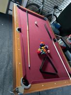 Biljarttafel met keus en ballen - kleine beschadiging, Sport en Fitness, Biljarten en Poolen, Ophalen, Gebruikt, Biljarttafel