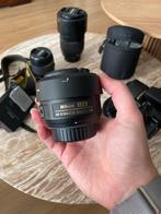 Nikon D5500 + 5 lenzen!, Audio, Tv en Foto, Fotocamera's Digitaal, Ophalen, Gebruikt, Spiegelreflex, Nikon