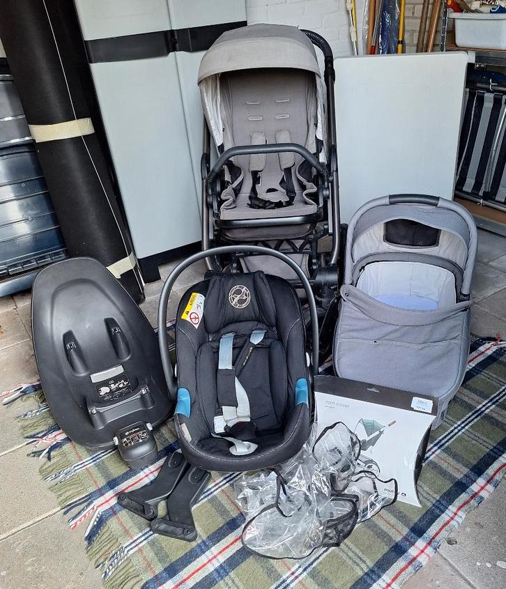 Complete 3 in 1 Mutsy Nio Kinder/wandelwagen incl Maxicosi., Kinderen en Baby's, Kinderwagens en Combinaties, Gebruikt, Combiwagen