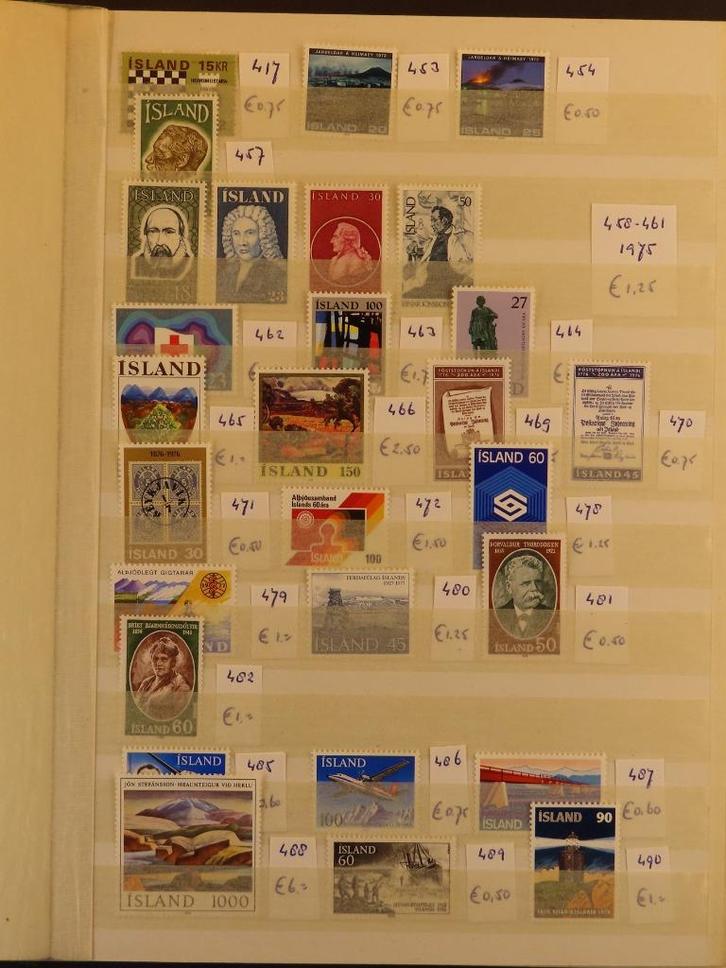 IJSLAND/GIBRALTAR/KANAAL - boek met POSTFRIS (E743) - 1/2 -, Postzegels en Munten, Postzegels | Volle albums en Verzamelingen