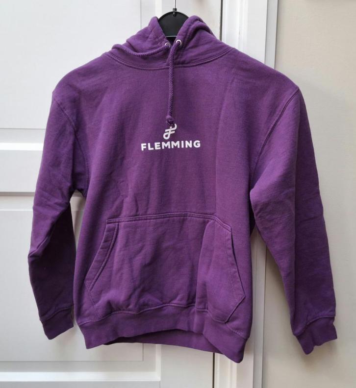 Flemming hoodie. Collectors item. Hoort bij eerste album., Kleding | Dames, Truien en Vesten, Zo goed als nieuw, Maat 36 (S), Paars