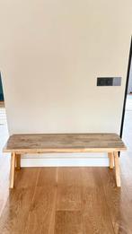 Ikea Houten bankje / krukje, Bruin, Ophalen of Verzenden, Zo goed als nieuw, Eén