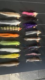 Snoek Streamers vliegvissen 16 stuks voor  €15,-, Watersport en Boten, Hengelsport | Vliegvissen, Ophalen, Zo goed als nieuw, Overige typen