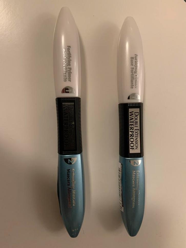 2x L’Oréal Waterproof Mascara, zwart., Sieraden, Tassen en Uiterlijk, Uiterlijk | Cosmetica en Make-up, Nieuw, Make-up, Ogen, Zwart