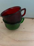 Vintage Duralex kopjes - set van 2, Ophalen of Verzenden, Gebruikt