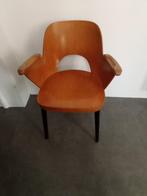 Vintage Jaren 50 Thonet stoel van Oswald Haerdl 1515, Huis en Inrichting, Stoelen, Gebruikt, Eén, Hout, Ophalen