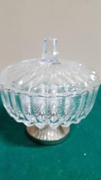 bonbonscchaal [ 4 ] kristal met zilveren voet, Ophalen of Verzenden, 'T Olde Gre-j, Info@toldegrej.nl, Endepoelstraat 20f Didam