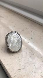Camee, zilver ring mt 18, Antiek en Kunst, Ophalen of Verzenden, Zilver