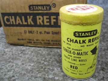 Kalklijn kalk blik. 2 oz. Kleur Rood. Stanley USA beschikbaar voor biedingen