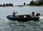 Jeanneau peche 400 met Parsun 5pk+ trailer,  suzuki 2,5pk 4t, Watersport en Boten, Roeiboten, Ophalen, Zo goed als nieuw, Polyester