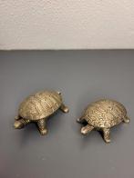 2 schildpad pillendoosjes, Antiek en Kunst, Curiosa en Brocante, Ophalen of Verzenden