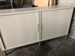 Archiefkast met roldeuren, laag en lang, Ophalen, Gebruikt, 150 tot 200 cm, Meerdere deuren