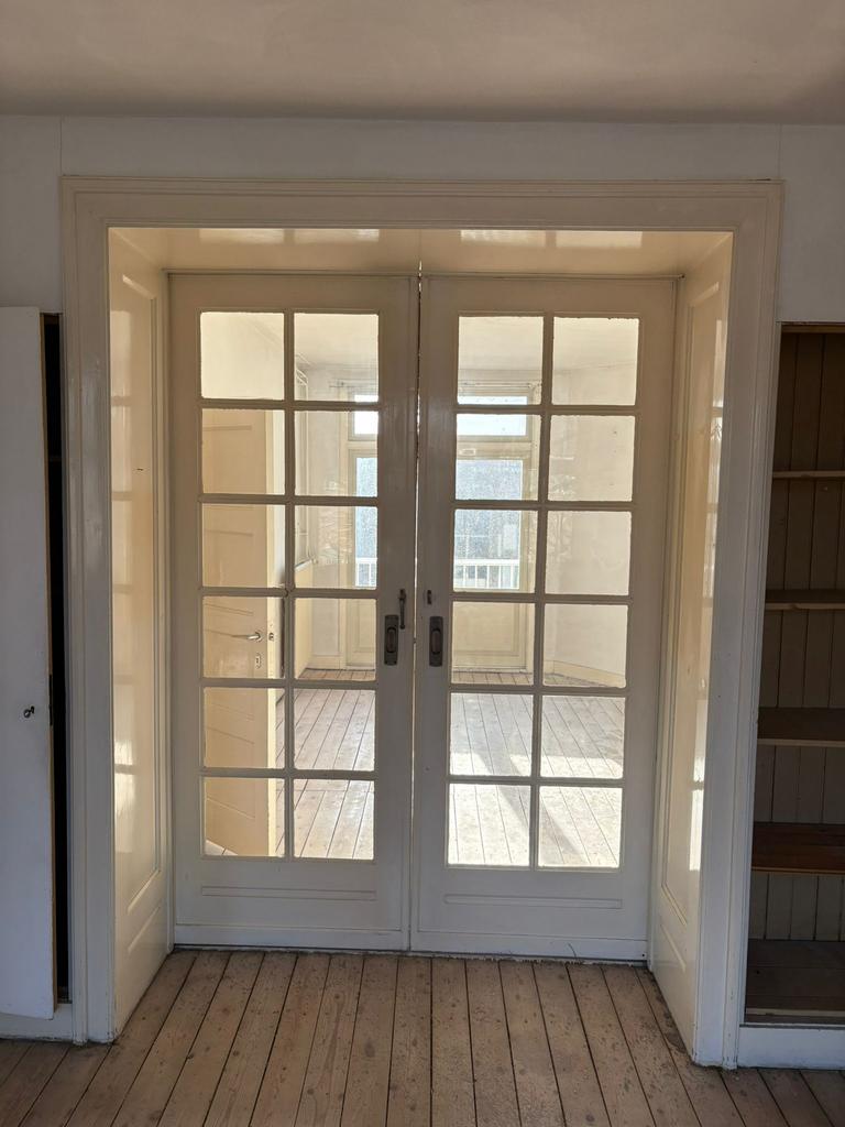 Set grote ensuite/schuifdeuren 175x238,5cm, Doe-het-zelf en Verbouw, Kozijnen en Schuifpuien, Gebruikt, Overige typen, Hout, 225 cm of meer