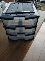 Plastic ladenkastje, Huis en Inrichting, Kasten | Ladekasten, Ophalen, Minder dan 50 cm, Zo goed als nieuw, 3 of 4 laden