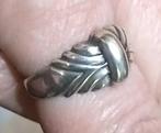Zilveren 925 zilver ring met prachtige bewerking in maat 17, Verzenden, Nieuw, 17 tot 18, Dame
