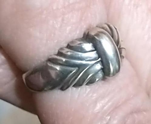 Zilveren 925 zilver ring met prachtige bewerking in maat 17, Sieraden, Tassen en Uiterlijk, Ringen, Nieuw, Dame, 17 tot 18, Zilver