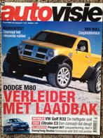 AutoVisie: Citroen C3, Golf R32, Peugeot 807, Toyota Prius, Ophalen of Verzenden, Gelezen, Algemeen