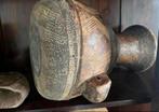 2x originele afrikaanse trommel bongo percussie congo djembe, Ophalen of Verzenden, Zo goed als nieuw, Trommel