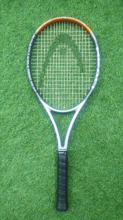 HEAD Titanium 5300 midplus L2 oranje-zilver-zwart, Sport en Fitness, Tennis, Gebruikt, Racket, Head, L2, Ophalen of Verzenden