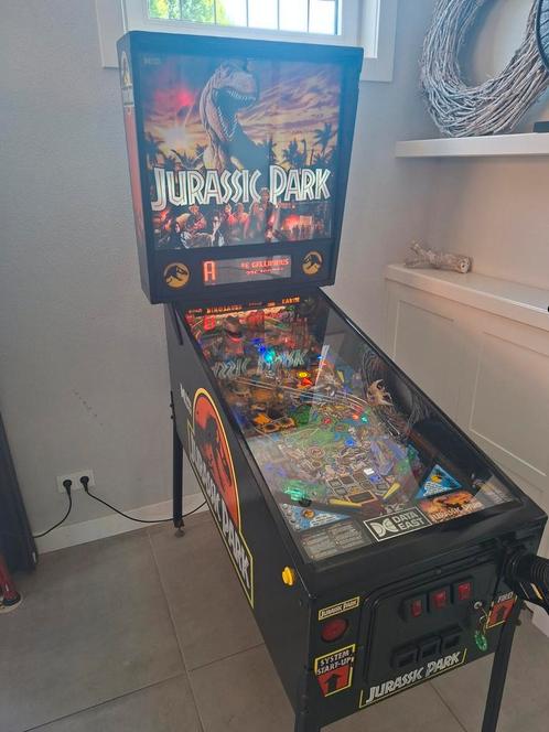 Jurassic Park Data East, Verzamelen, Automaten | Flipperkasten, Zo goed als nieuw, Dot-matrix, Ophalen