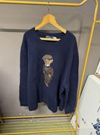 trui - Polo Ralph Lauren Big & Tall Bear Crew Wol Sweater, Kleding | Heren, Ophalen of Verzenden, Nieuw, Blauw