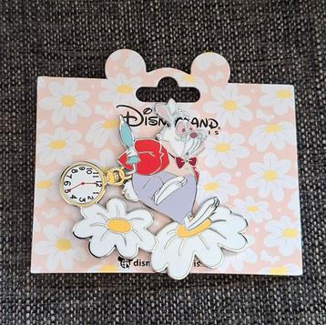 Wit Konijn Alice in Wonderland pin - Disneyland Parijs nieuw beschikbaar voor biedingen