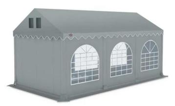 Professionele Partytent 6x3 meter - grijs / zilver - Grizzly beschikbaar voor biedingen