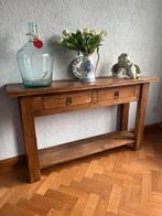 Landelijke sidetable, Ophalen, 100 tot 150 cm, Zo goed als nieuw, 25 tot 50 cm