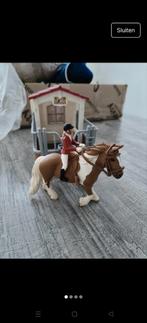 Schleich Stal met Paard en Amazone, Ophalen of Verzenden, Zo goed als nieuw, Overige typen
