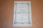 Tolquestie Zwolsche Diep - Binnenschippers - 1849 !!, Ophalen of Verzenden