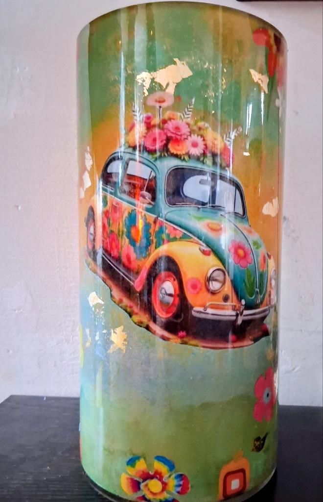 Retro Volkswagen Kever Vaas - Handgemaakt, Antiek en Kunst, Antiek | Woonaccessoires, Ophalen of Verzenden