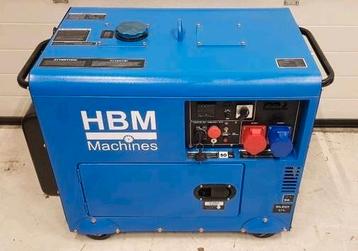 HBM 7900 Watt Diesel Generator - Aggregaat 400/230/12 Volt beschikbaar voor biedingen