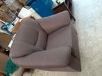 Prachtige bruine stoffen ruime fauteuil., Huis en Inrichting, Fauteuils, 75 tot 100 cm, Zo goed als nieuw, Ophalen