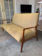 Vintage teakhouten bank, Huis en Inrichting, Banken | Bankstellen, Ophalen, Gebruikt, 150 tot 200 cm, 75 tot 100 cm