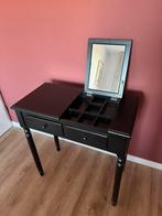 Zwarte kaptafel van Woood, Ophalen, 100 tot 150 cm, Zo goed als nieuw, 25 tot 50 cm