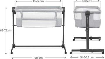 Kinderkraft co-sleeper in hoogte verstelbaar! Z.g.a.n! beschikbaar voor biedingen