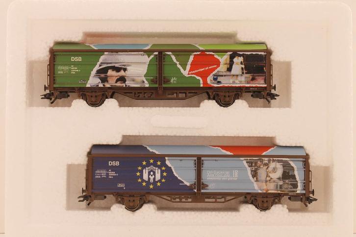 Marklin 4838 H0 Wagon-set 'Arbeitswelt' DSB, Hobby en Vrije tijd, Modeltreinen | H0, Zo goed als nieuw, Wagon, Wisselstroom, Märklin