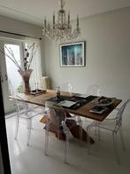 Kartell Louis Ghost eetkamerstoelen 6 x, Huis en Inrichting, Stoelen, Ophalen, Kunststof, Zo goed als nieuw, Vijf, Zes of meer stoelen