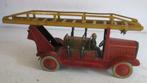 vintage tin toy blikken brandweerwagen Jep France, Antiek en Kunst, Verzenden