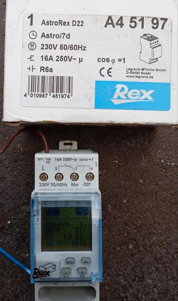 Rex Astroklok - Tijdschakelaar beschikbaar voor biedingen