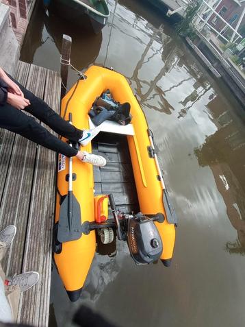 aquaparx boot en motor 2.5pk beschikbaar voor biedingen