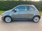 Fiat 500 1.0 70pk Hybrid 2021 Pano airco led navi Grijs, Auto's, Fiat, Voorwielaandrijving, Stof, Zwart, 4 stoelen